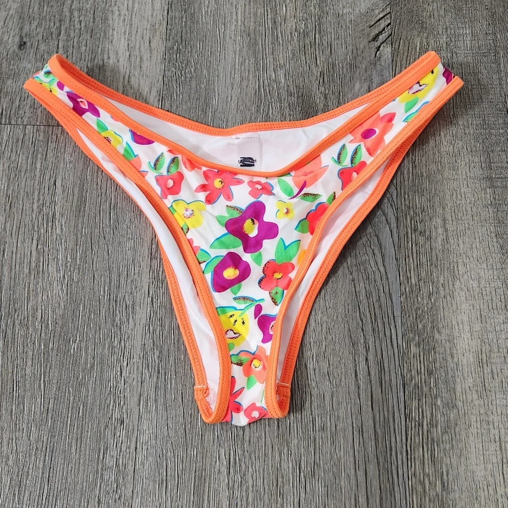 New!Frankies Bikini‎ Dove Shine Classic Bikini Bottom